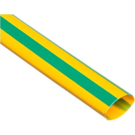 Dünnwandiger Schrumpfschlauch, 1-m-Abschnitte, CR 9,5/4,7 gelbgrün, 427553 /50 Stück/
