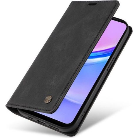 Coque Portefeuille - Verre Trempé - Samsung Galaxy A16 5G 6.7 Pouces - Protection Complète avec Support et Porte-Cartes - Noir - 1 Pièce (1/5)