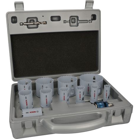 Bosch PRO 14 Piece Progressor Holesaw Set 2608594434 19mm 72mm HSS Pilot Drills (1/5)