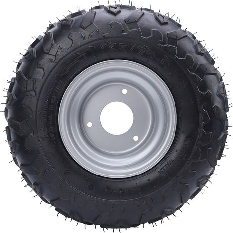 145/70 6 Tires 145x70 6 Tires 6 Inch Wheels Rim Tyre 3 Bolts Go Kart Tire for ATV UTV Quad Off Road Trolley (1/5)