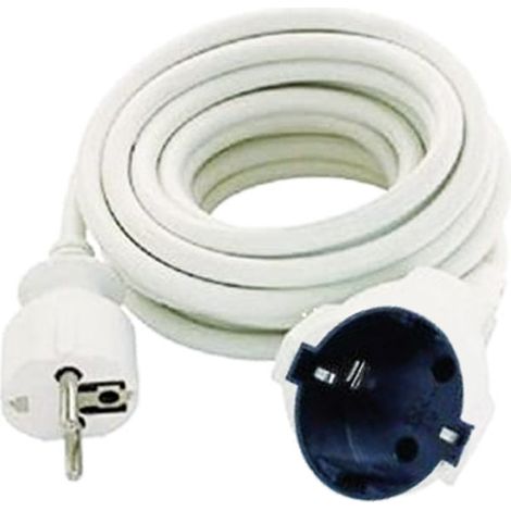 talox alargador prolongacion cable blanco 10 m.  3x1.5  dg-ydb10