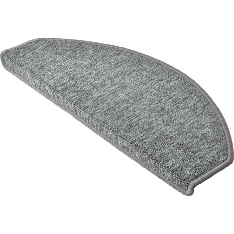 Beautissu – Tapis de marche d'escalier 65x28cm – Lot de 15 pièces – Velours hydrofuge – Amortissement des bruits de pas – Installation facile