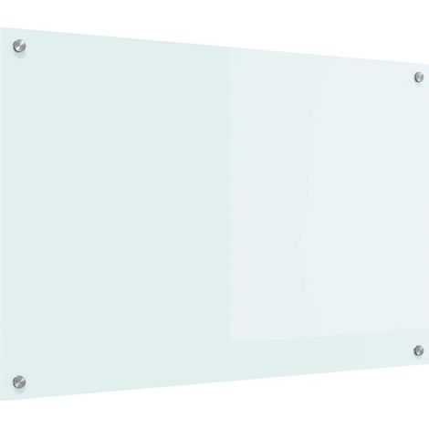 Salpicadero de cocina Leche 90 x 60 cm vidrio templado vidaXL