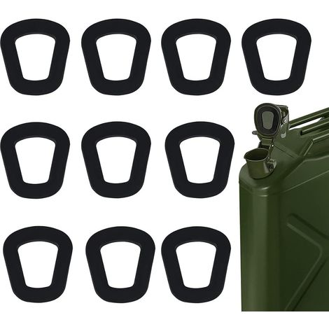 Bidon de carburant métallique anneau, 10 joints pour bidon, appliquer réservoir d'essence de 5,10,20 l en caoutchouc réservoir d'huile scellant anneau guide d'huile tube cans de carburant Joint (1/5)