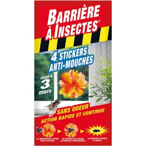Stickers Anti-mouches Vitres X 4 - Compo France (1/2)