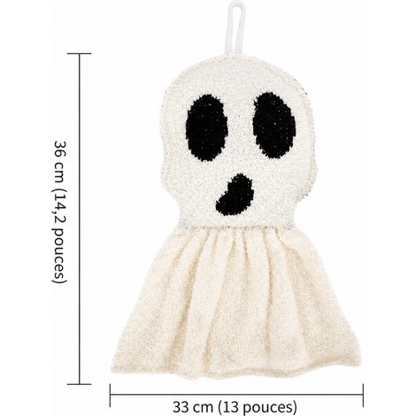 Suspension fantôme d'Halloween Fantôme 1, décoration de fête à thème, 33 × 4 × 36 cm, 70 g – Livraison gratuite