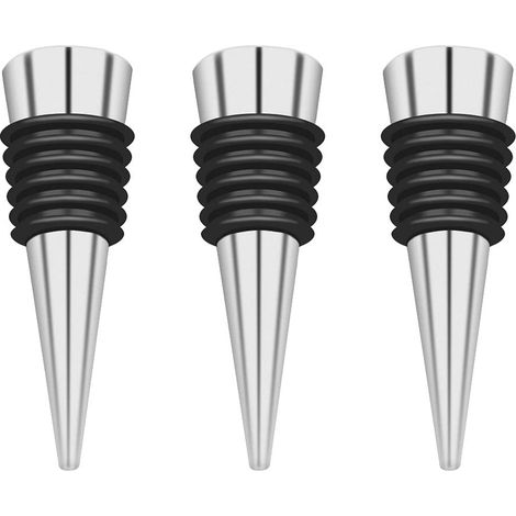 Lot de 3 porte-bouteilles, porte-bières, bouchons de vin, bouchons en liège pour collection de vins, champagnes et bières (plats)-AquaForge (1/5)
