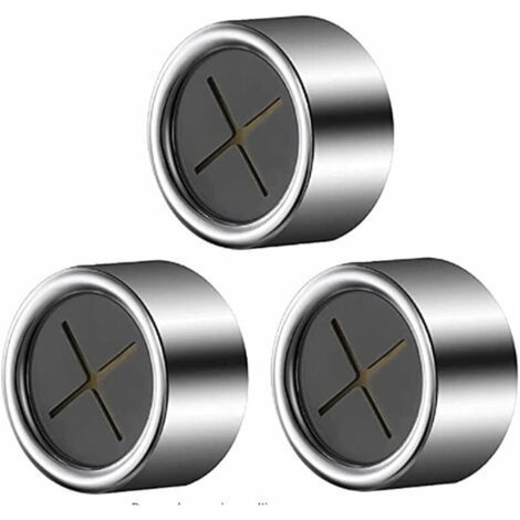 Set of 3 kitchen towel hooks, round towel hooks, adhesive clip-on holders, self-adhesive towel hooks, RTGPT (1/5)