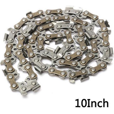 1/3 lames de tronçonneuse professionnelles de 10 pouces, 40 maillons, outil de coupe pour bois, jauge 3/8LP 0,050
