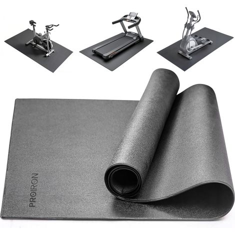 Tapis Home Trainer Protection des Sols Tapis de Sport Fitness a la Maison pour Machines d'entraînements physiques pour vélos d’Appartements, Rameurs (1/5)