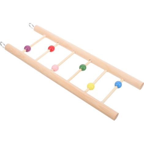 Ensemble de 3 échelles d'escalade en bois pour l'entraînement des perroquets (1/5)