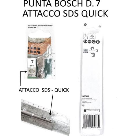 PUNTA BOSCH D.7 CON ATTACCO SDS QUICK -OFFERTA (1/2)