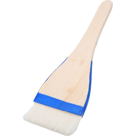 Pinceau en laine de 8,9 cm (3,5 po) avec manche en bois, outil pour peinture aquarelle, acrylique et huile, matériel d'art (1/5)