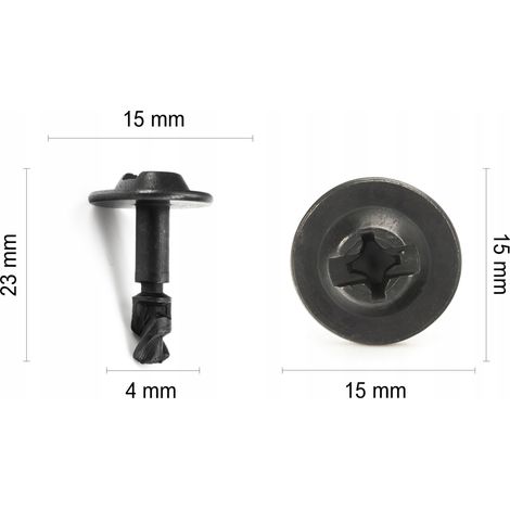 1x Motorabdeckungs-Schraubenclip Audi A4 B8 A6 Q5 (1/5)