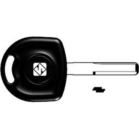 1PZ CHIAVI AUTO LOOK A-LIKE PORTA TRANSPONDER HU43TE - HU43TE