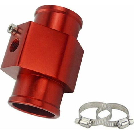 Adaptateur de jauge de température d'eau pour durite de radiateur Couleur Rouge : 40 mm (1/2)