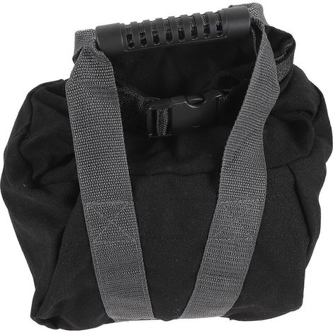 Sacs de sable pour haltérophilie homme, sacs de sable de fitness, lot de 2, toile noire (1/5)