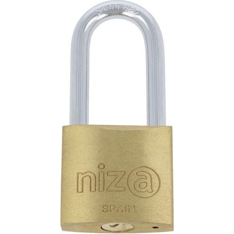 -CAHERSA- CANDADO NIZA Llave IGUAL AL1-30 Latón AMIG (1/2)