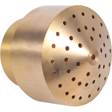 Ugello per fontana Allecto in ottone, irrigatore per laghetto da giardino, parco divertimenti, museo, biblioteca, uso esterno, modello classico, argento (1/5)