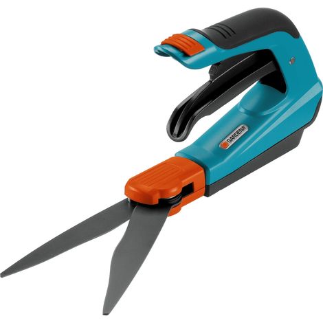 GARDENA Tijera cortacésped orientable Comfort con empuñadura especial, ideal para cortar los bordes del césped o zonas de difícil acceso, con cuchillas giratorias 360° (08735-20) (1/5)