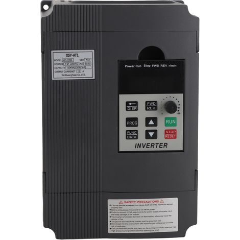 Universeller VFD-Frequenz-Geschwindigkeitsregler, 2,2 kW, 12 A, 220 V AC, Einphasen-Antriebsmotor zum Dreiphasen-Ausgang, variabler Wechselrichter AT1-2200S