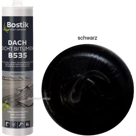 Bitumen-Dachdichtstoff B535 schwarz 300ml Kartusche BOSTIK (1/4)