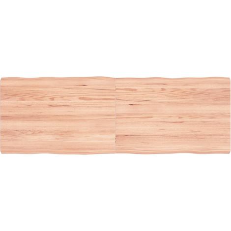 Plateau De Table Dessus de table Moderne bois chêne massif traité bordure assortie 58286 (1/5)