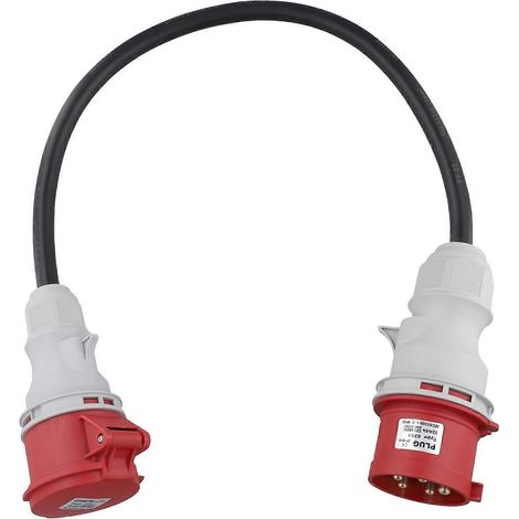 Adaptateur secteur 5 broches 32A vers prise de couplage 16A [triphasé, 400V] (1/5)