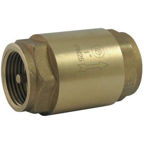 Clapet retenue toutes positions laiton modele lourd 3/8'' (1/2)