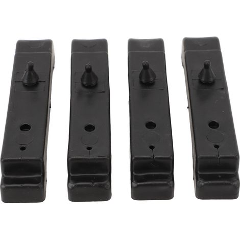 Tamponi di montaggio del radiatore, supporti in gomma 4012 326 682S, 4 pezzi, 4 prese centrali, staffa per II Nova Impala. (1/4)