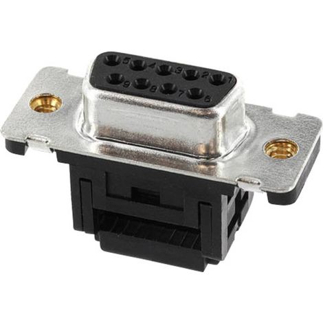 econ connect BU9SK/FGOZ Connettore femmina SUB-D 90 ° Numero Poli (num): 9 Cavo piatto 1 pz. (1/2)
