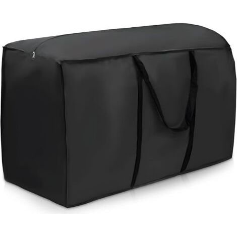 Sollbry Sac de Rangement Étanche pour Coussins de Meubles de Jardin, 210D Oxford Tissu Housse de Rangement pour Outdoor Protecteurs Anti-UV Imperméables De Patio De Tissu (116x47x51cm) (1/5)