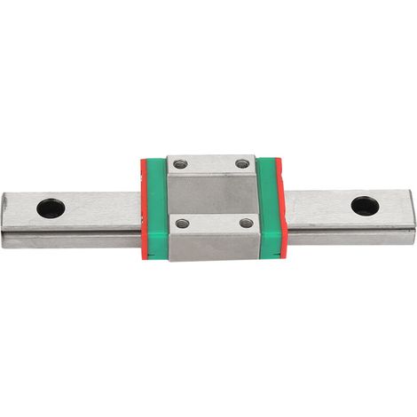 Jeffergarden Bloc coulissant miniature noir LML12B pour rail linéaire, longueur 100 mm (1/5)