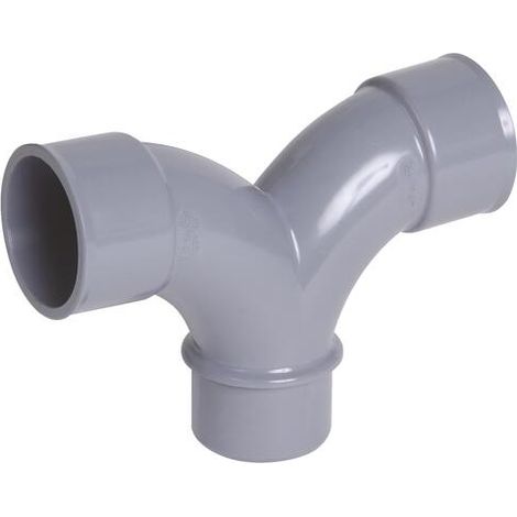 Double coude PVC FFM 50 Nicoll -NF-