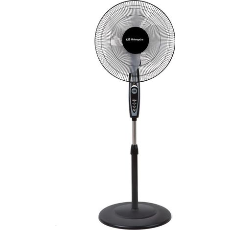Sf 0148 - Ventilateur sur pied oscillant, 3 niveaux de ventilation, pales de 40 cm, hauteur réglable, 50 W, classe d’efficacité énergétique A (1/5)