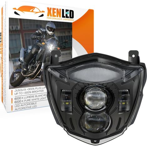 Phare à LED Yamaha XT660X XT660R 2004-2016 - canbus 78W - XENLED - 4600Lms (1/5)