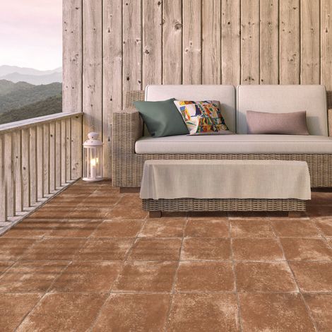 Gres Porcelánico Efecto Cotto Marrón Natural 30X30 - EAAR1462 (Ceramishop.es) (1/5)