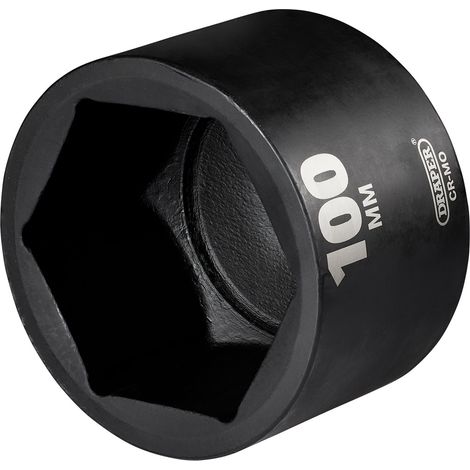 Draper HI-TORQ® Deep Impact Socket, 1 Inch Drive, 100mm Length, 1" Square Drive, Model 08529 (1/2)