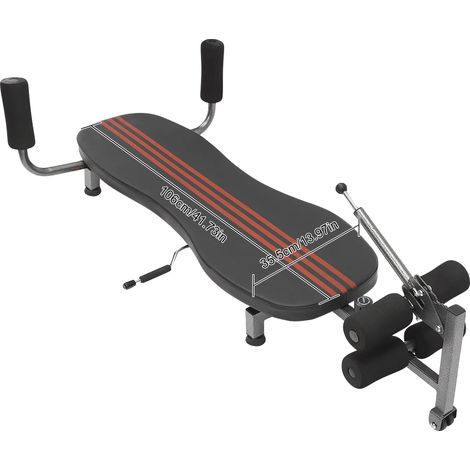 Appareil de traction dorsale, Dispositif de décompression, Équipement de gym à domicile, noir (1/2)
