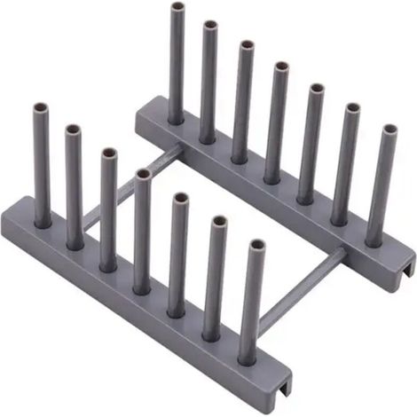 Organisateur de cuisine Pot couvercle support en acier inoxydable porte-cuillère Pot couvercle étagère cuisson plat support casserole couverture support cuisine accessoires gris (1/5)