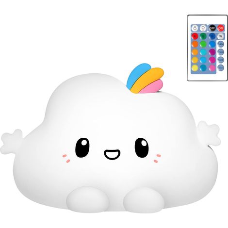 Filiyano-Veilleuse mignonne pour enfants, batterie 1200 mAh avec télécommande (1/5)