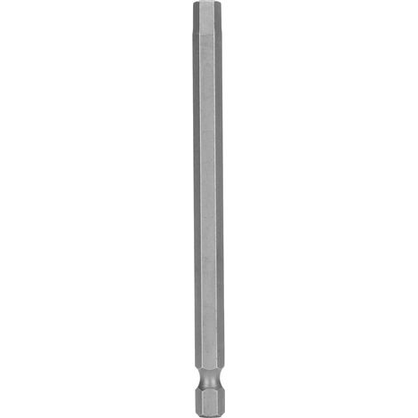 6-mm-Innensechskant-Schraubendreherbit, gehärteter Elektroschraubendreherbit mit magnetischer Spitze, S1/4 100 mm (1/5)