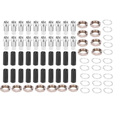 20 douilles concaves en laiton pour diodes de 3 mm, montage pour lampes industrielles (pièces F3). (1/5)