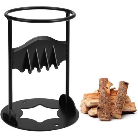royaluxe -Accessoire pour fendeur de bûches, Fendeuse de bois de chauffage, fendeuse de bûches électrique, fendeuse de bois manuelle robuste, coin de séparation en acier au manganèse pour la maison et