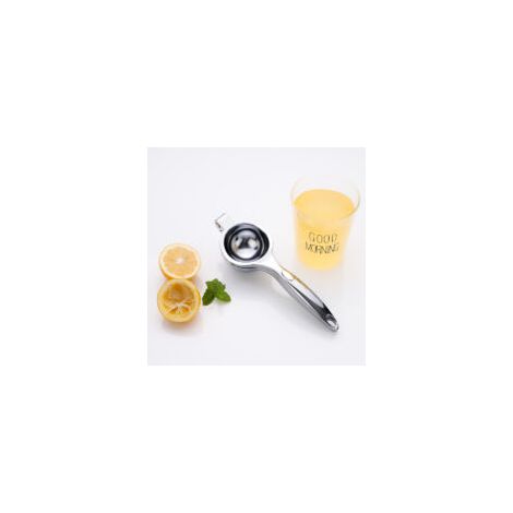 Manuelle Zitruspresse mit 8 cm Durchmesser, Zitronenpresse, robuste manuelle Zitruspresse, manuelle Orangenpresse für Küche, Bar, Restaurant, sicher und langlebig, säurebeständig - Crezuo