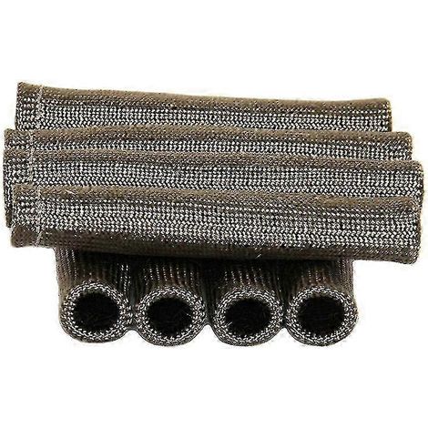 Ensemble de 8 gaines de protection et écrans thermiques pour câbles de bougies d'allumage 2500, compatibles avec les moteurs LS1/alliage de titane (1/4)