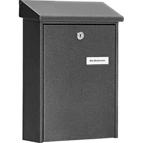 Briefkasten Daily 5861 E Höhe 305 mm Breite 225 mm Tiefe 75 mm Eisen Stahl DIN B5 (1/4)