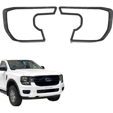Cubierta para faros delanteros, material ABS duradero, ajuste perfecto para modelos Ford Ranger, XLS y XL. (1/2)