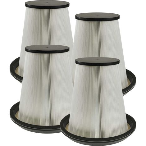 vhbw 4x Prefiltro compatible con Husqvarna S26, S13, S36 aspiradora - Filtro aspiradora, redondo (1/4)