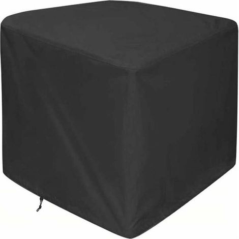 MINKUROW Wasserdichte Terrassenmöbelabdeckung 82x82x61cm, rechteckige Gartentischabdeckung, Terrassenmöbelabdeckung, winddicht, regenfest, staubdicht